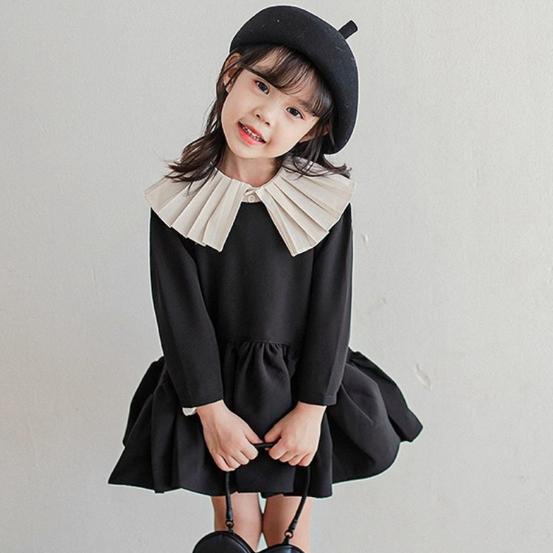 Baby Clothing Line - Lente meisjesjurken met lange mouwen Stijlvolle