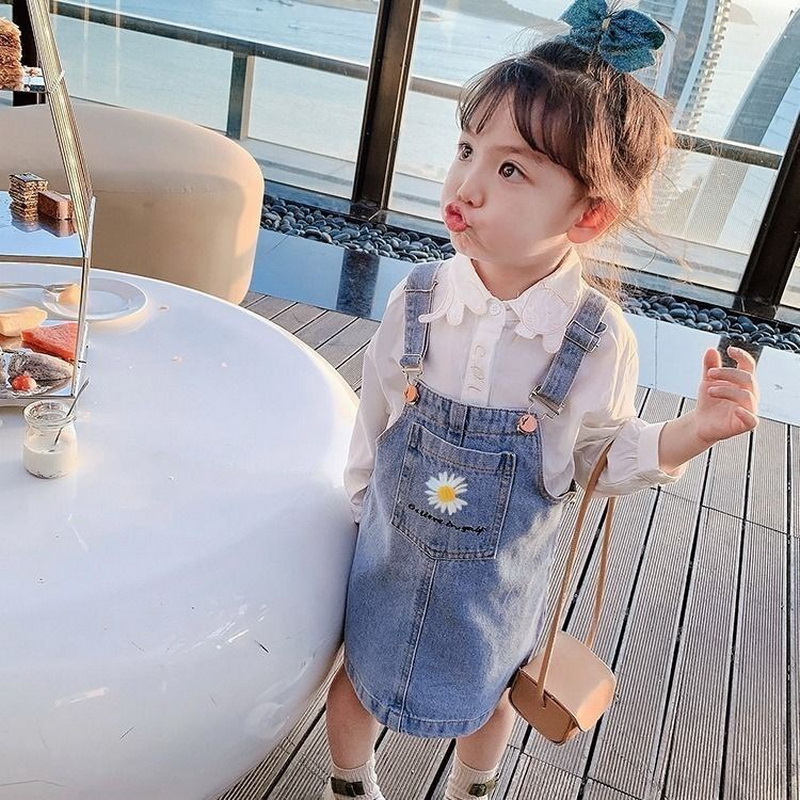 Baby Clothing Line - 2-10Yrs Baby Meisje Jean Jarretel Jurk
