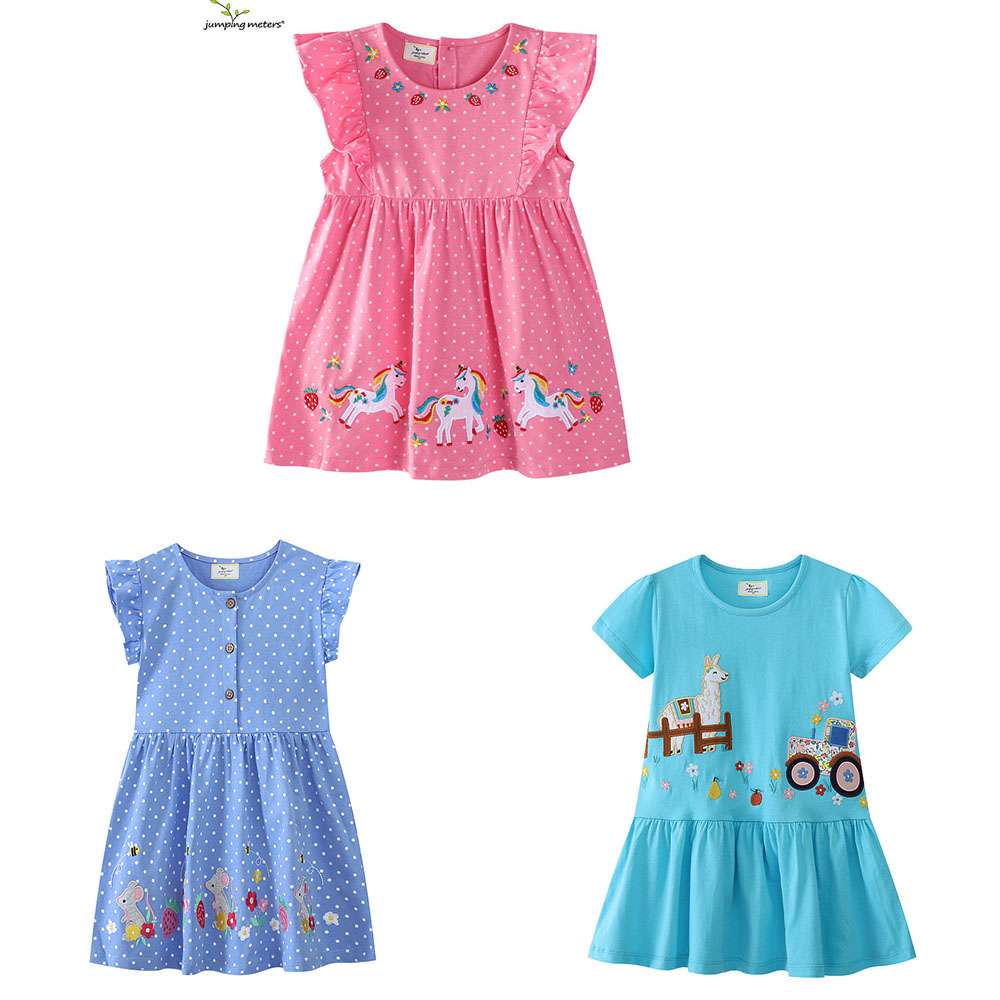 Baby Clothing Line - Springende meter 2-7T Dieren Borduren Applique