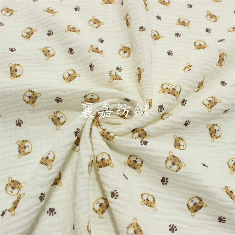 Baby Clothing Organic - 100X135cm Baby Katoenen Gaas Crêpe Tijgerkop