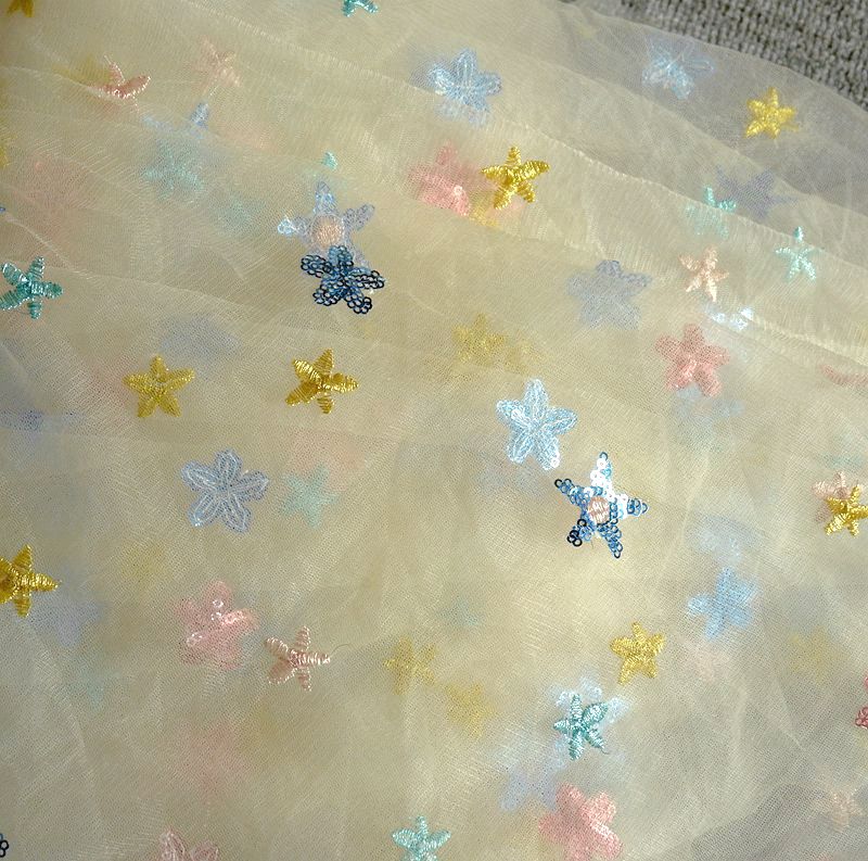 50x150 cm Geborduurde Ster Net - Baby Clothing Organic recensie en prijs