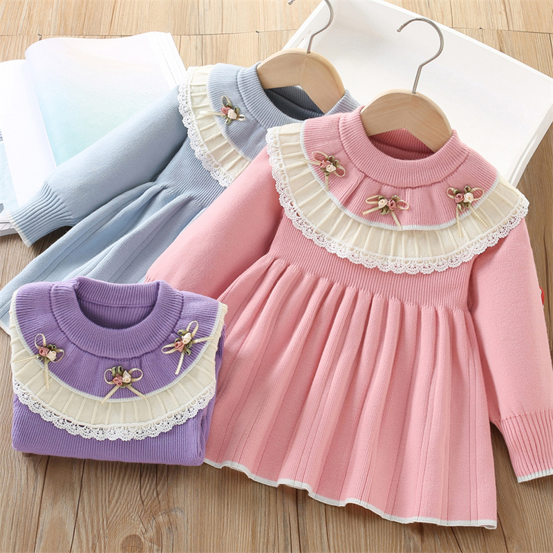 Baby meisjes gebreide jurk kin - Baby Clothing Jumper recensie en prijs