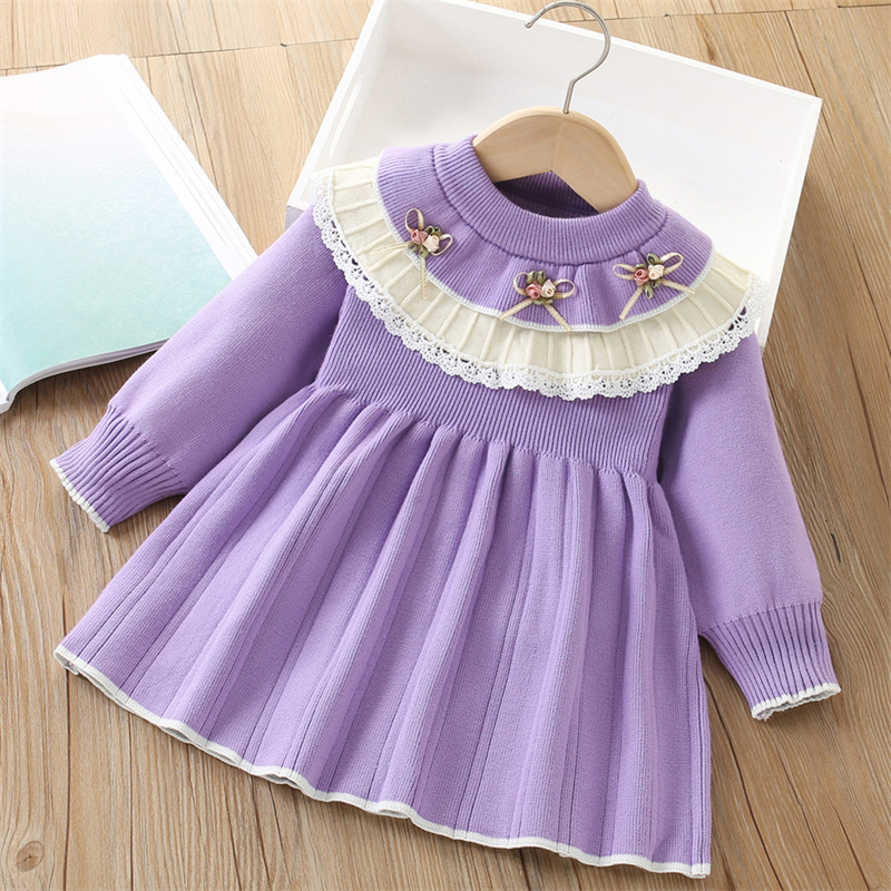 Baby meisjes gebreide jurk kin - Baby Clothing Jumper recensie en prijs