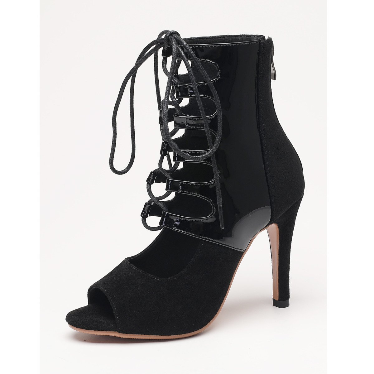 Comfort Peep Toe Laarzen Dame  - Soft Sole Booties recensie en prijs