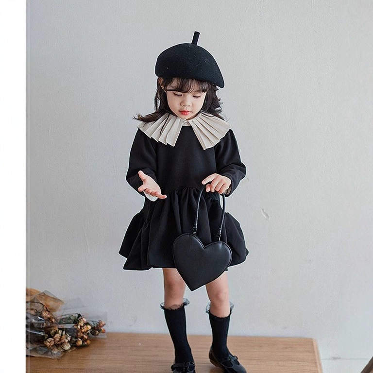 Lente meisjesjurken met lange  - Baby Clothing Line recensie en prijs