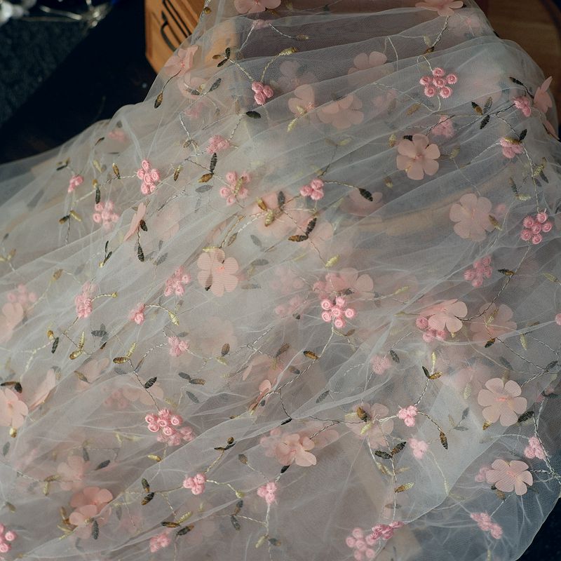 0,5 m geborduurde bloemengaass - Baby Clothing Organic recensie en prijs