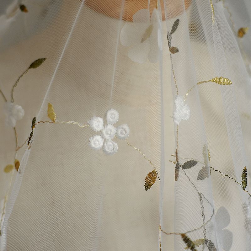 0,5 m geborduurde bloemengaass - Baby Clothing Organic recensie en prijs