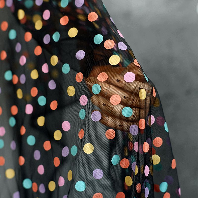 155 cm brede kleurrijke stip b - Baby Clothing Organic recensie en prijs
