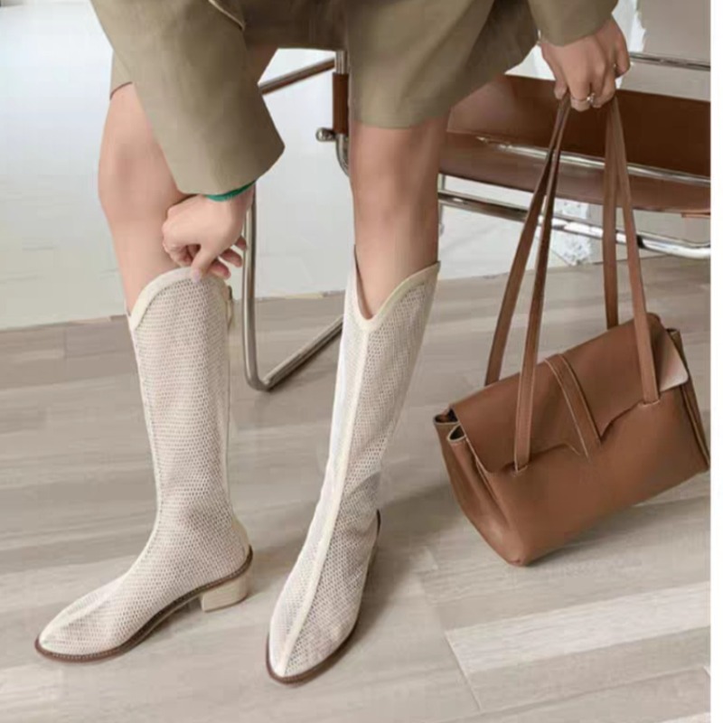 Mesh hoge laarzen zomer nieuw  - Soft Sole Booties recensie en prijs