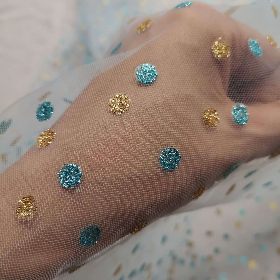 0,5M kleurrijke polka dot glit - Baby Clothing Organic recensie en prijs
