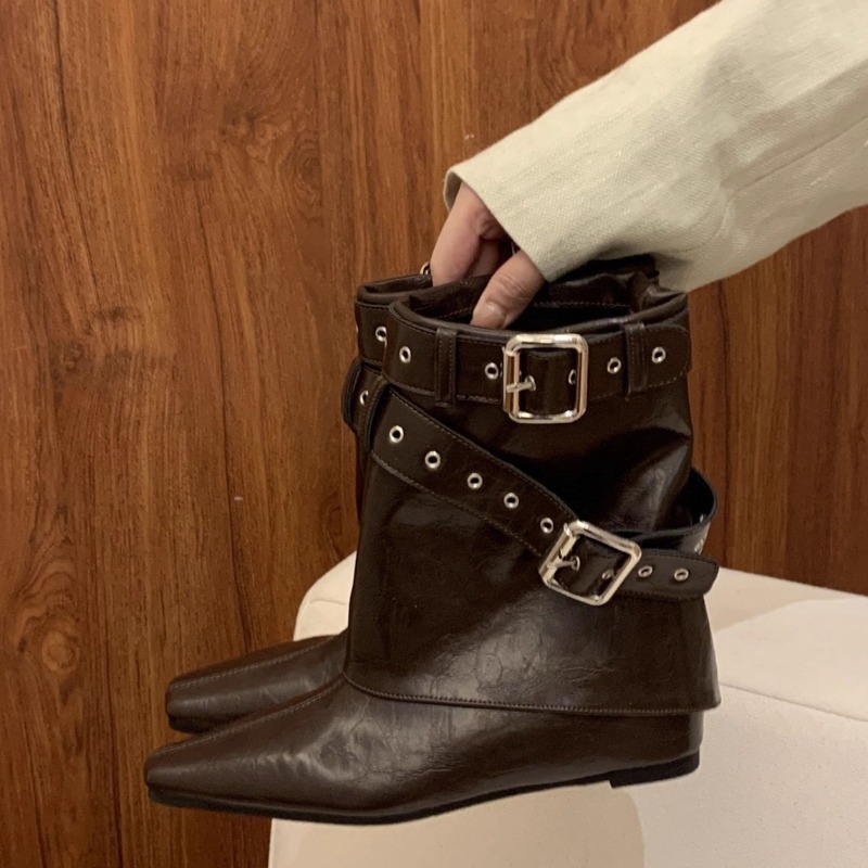 Riem Gesp Mouw Lage Hak Laarze - Soft Sole Booties recensie en prijs